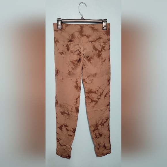 Nwt Curves N Combat Boots | Seamless Leggings w/Booty Scrunch | Brown Ma… - Picture 5 of 7